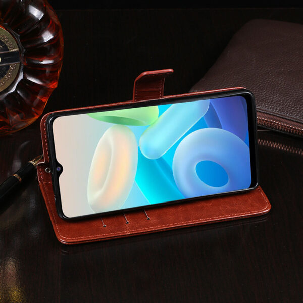Vivo Y Serie PU Handyhülle Vivo Y21T Mode Einfarbig #1910 – Bild 3