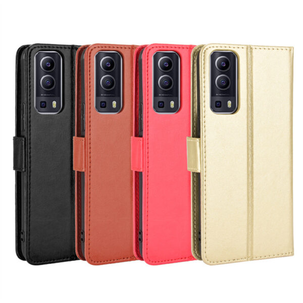 Vivo Y Serie Mode Crazy Horse Leder Handyhülle Vivo Y72 5G #1926