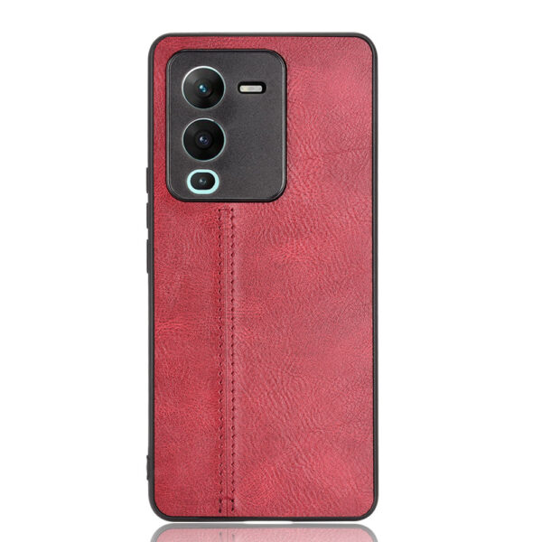 Vivo V Serie Handyhülle Mode PU Vivo V25 Pro Kalbsleder #1950 – Bild 8
