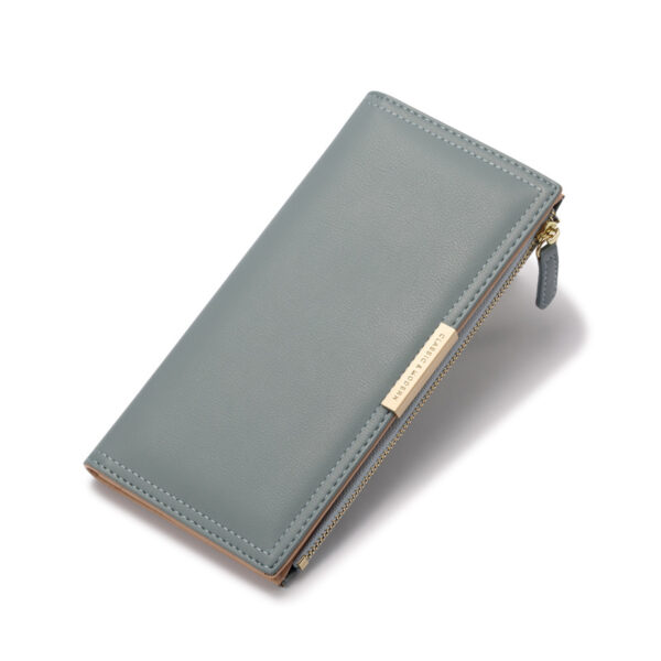 Geldbörsen Und Taschen Mode Einfarbig PU Geldbörse Universal #3374 – Bild 4